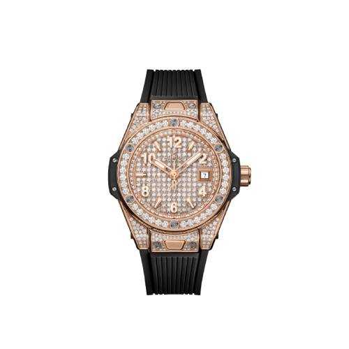 Big Bang One Click King Gold Diamonds 33 mm